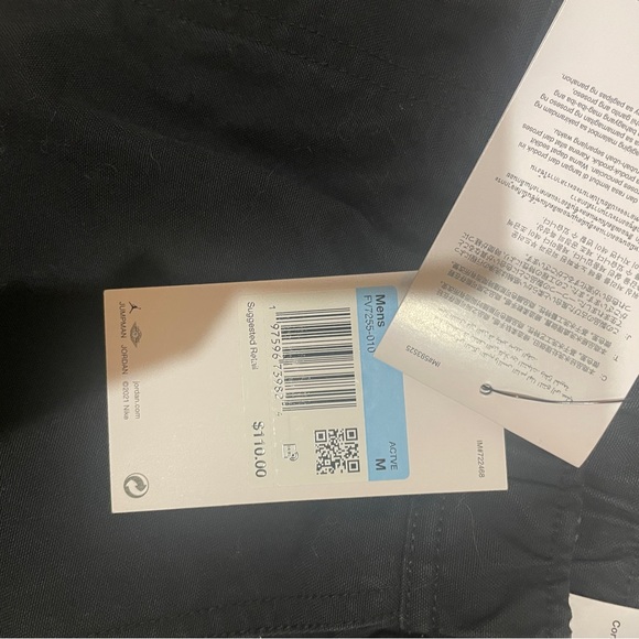 Jordan Chicago Pants NWT Black Medium - Picture 6 of 9